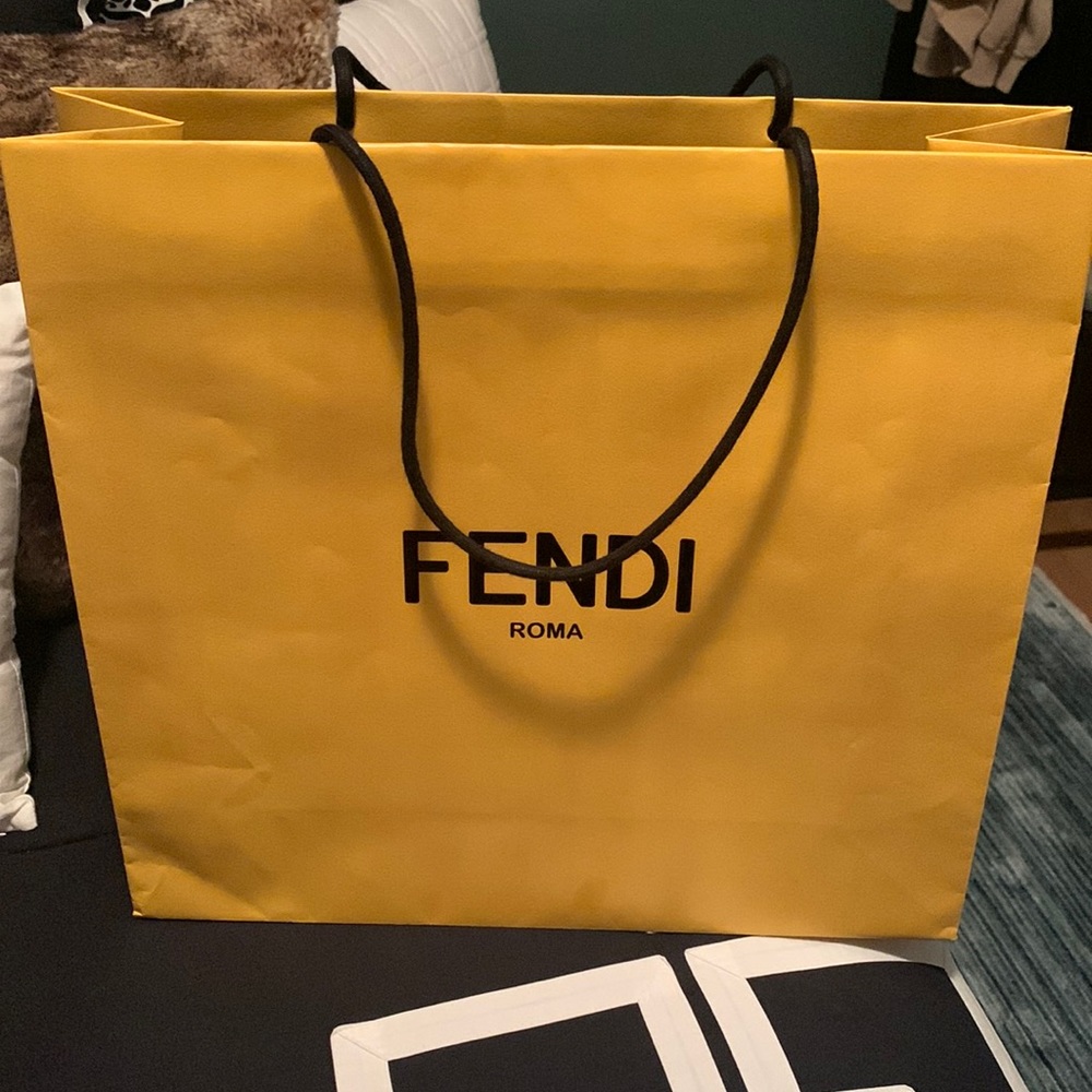 Tall Fendi shopping bag